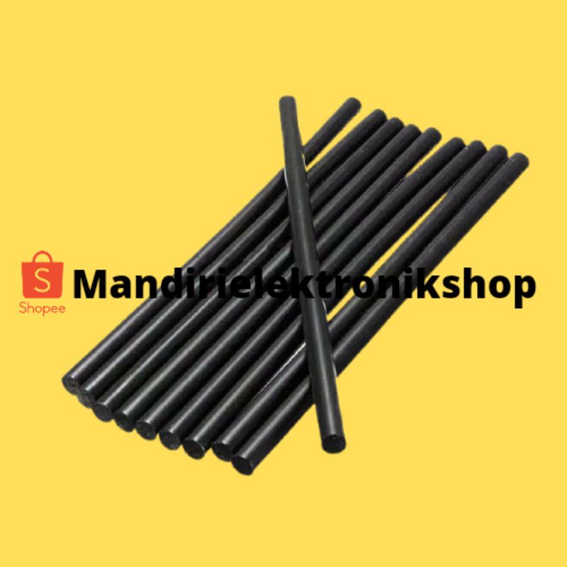 

Isi Lem Tembak Warna Hitam Ukuran 0.7cm x 20cm - Ukuran Kecil Glue Gun Stick Refill Black