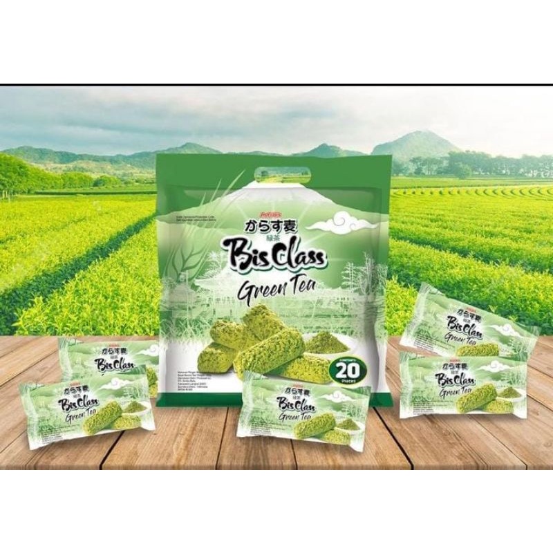 bis class oat  green tea....(isi 20 pcs)