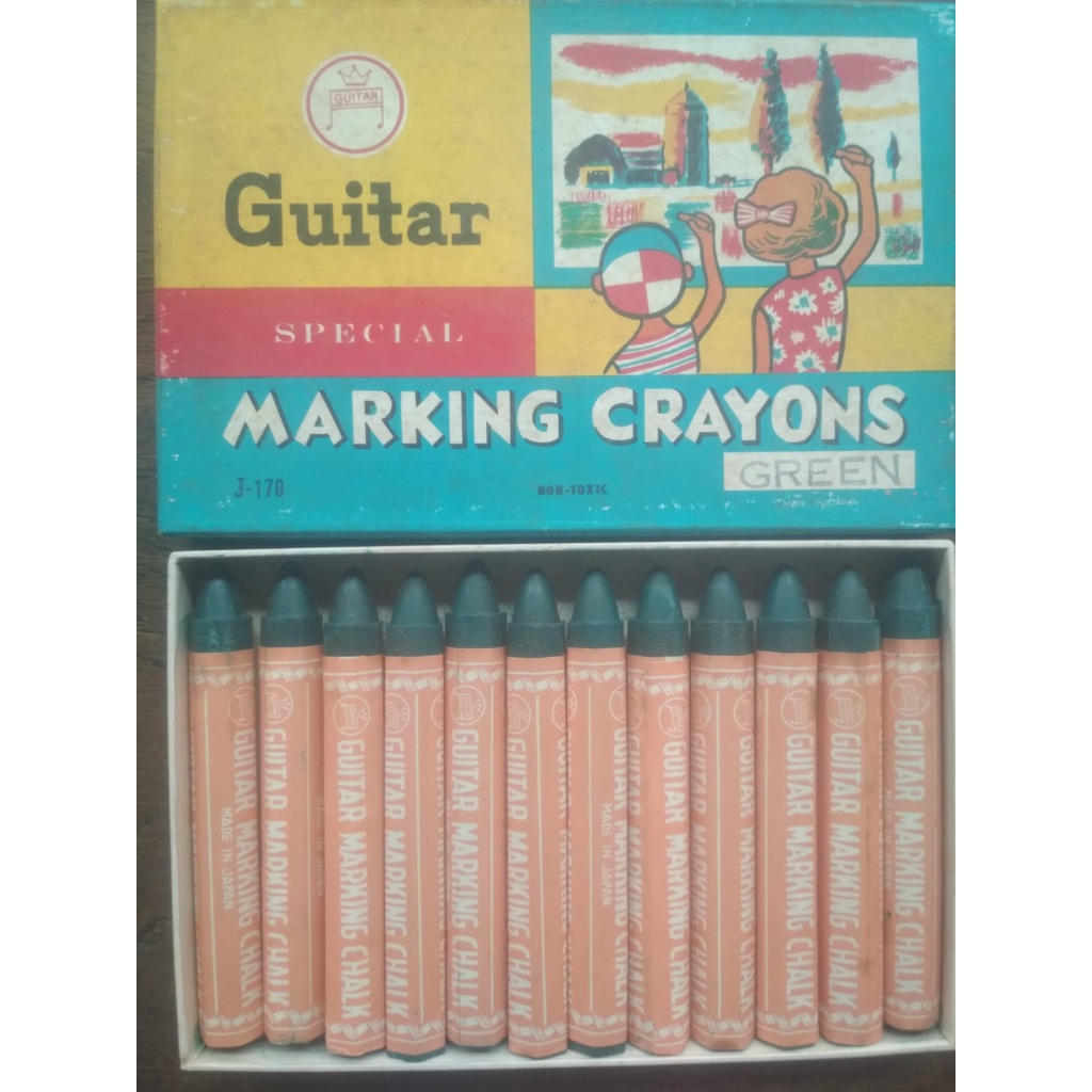 

Crayon Marking Guitar