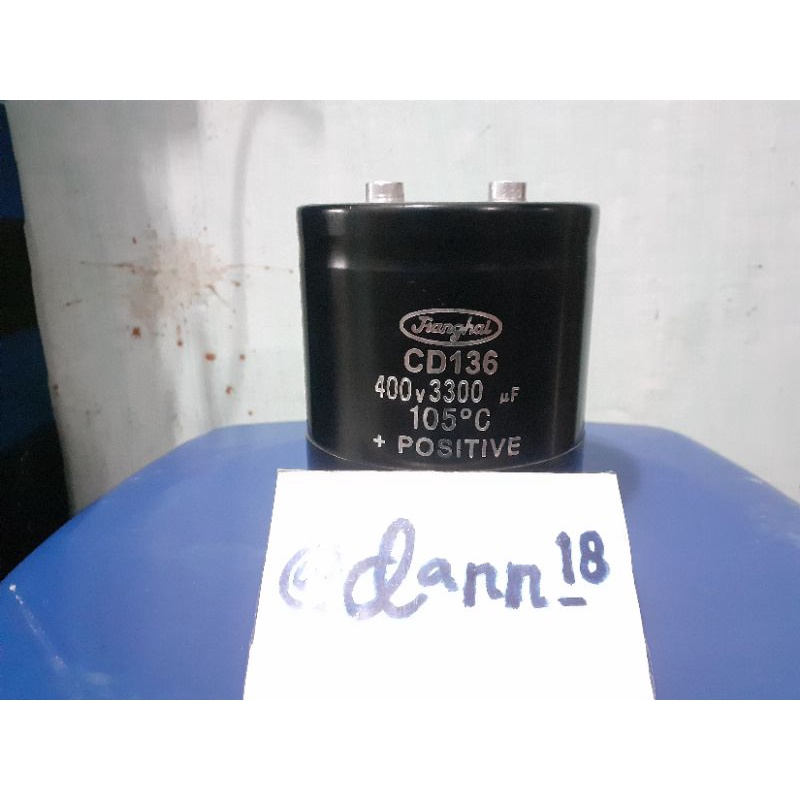 elco 3300uf 400v kapasitor