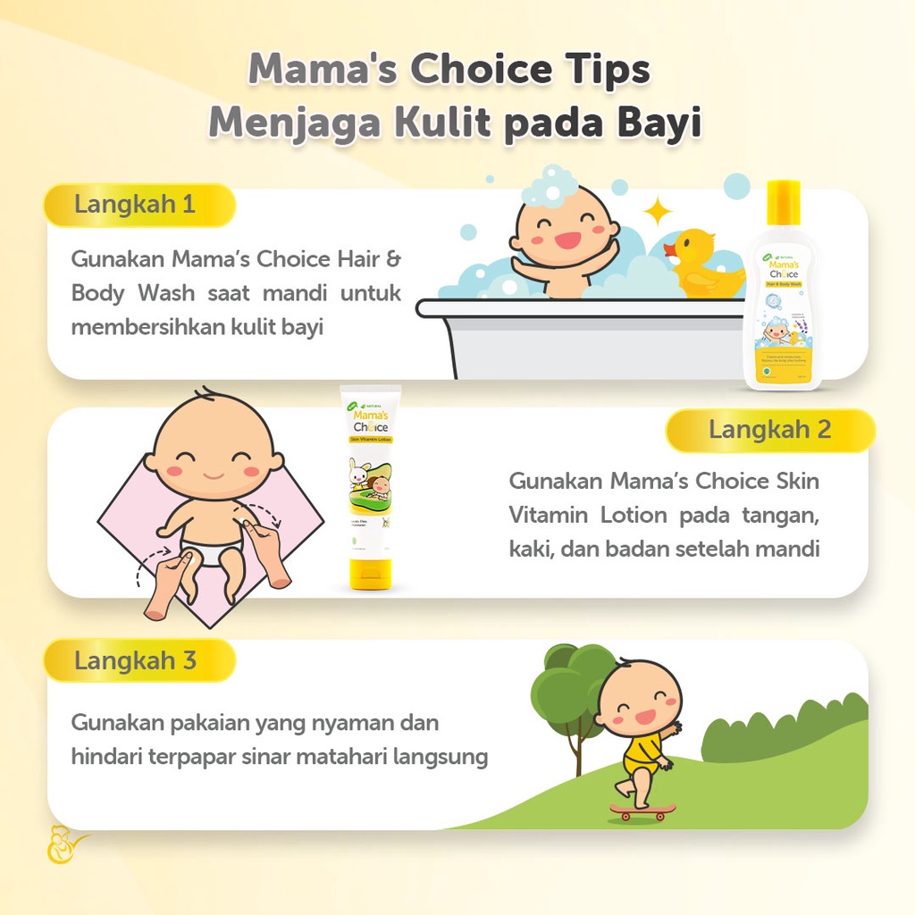 Lotion Bayi - Baby Skin Vitamin Lotion Mama's Choice n