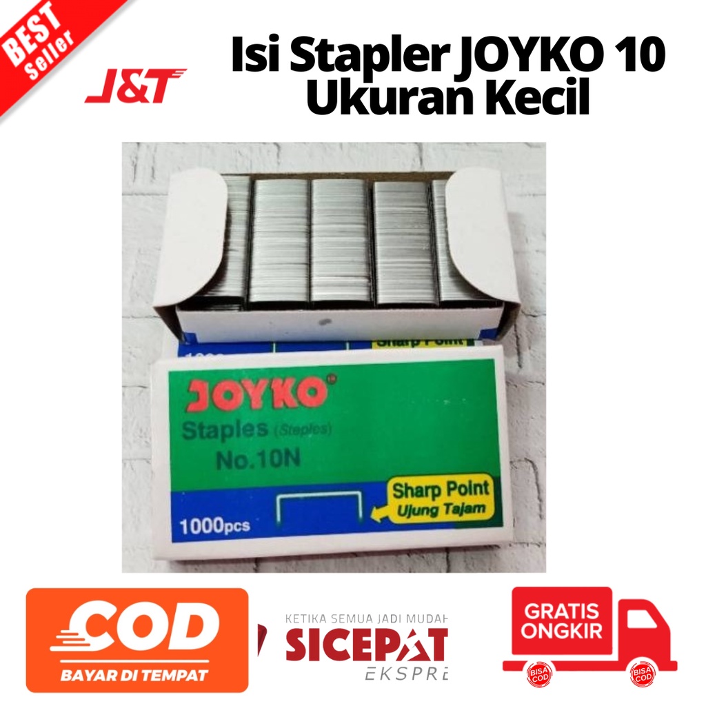 

[BISA COD] Isi Stapler JOYKO 10 Ukuran Kecil