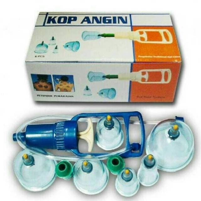 KOP ANGIN BEKAM 6 TABUNG UNTUK MASUK ANGIN KESEHATAN BADAN WARNA ACAK