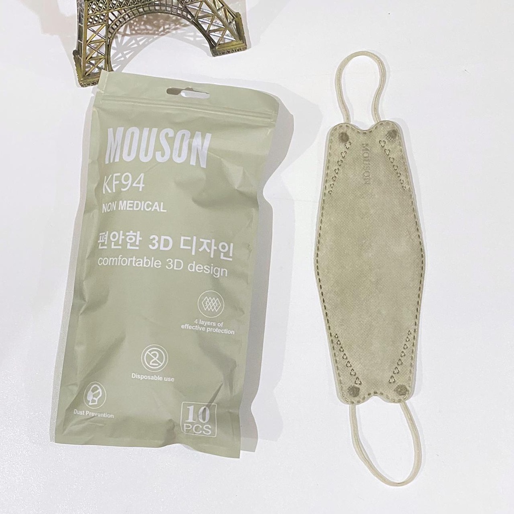 Masker Mouson KF94 4ply isi 10pcs / Masker KF94 Standart Korea