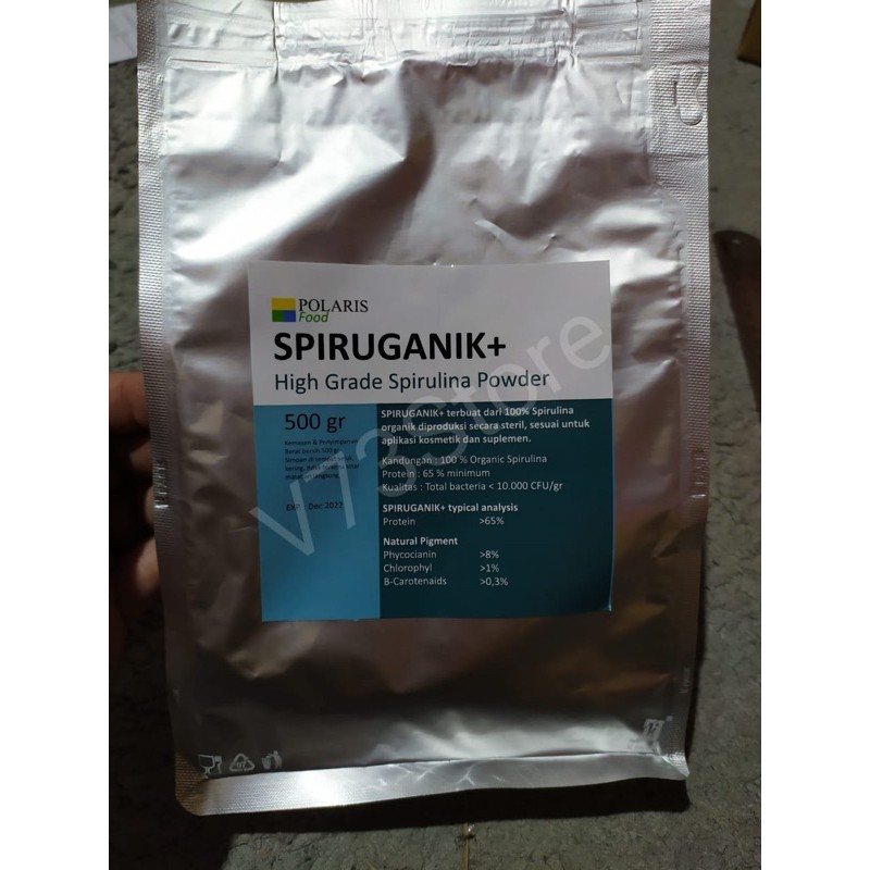 SPIRUGANIK 500 GR BY POLARIS SPIRULINA BUBUK ORGANIK