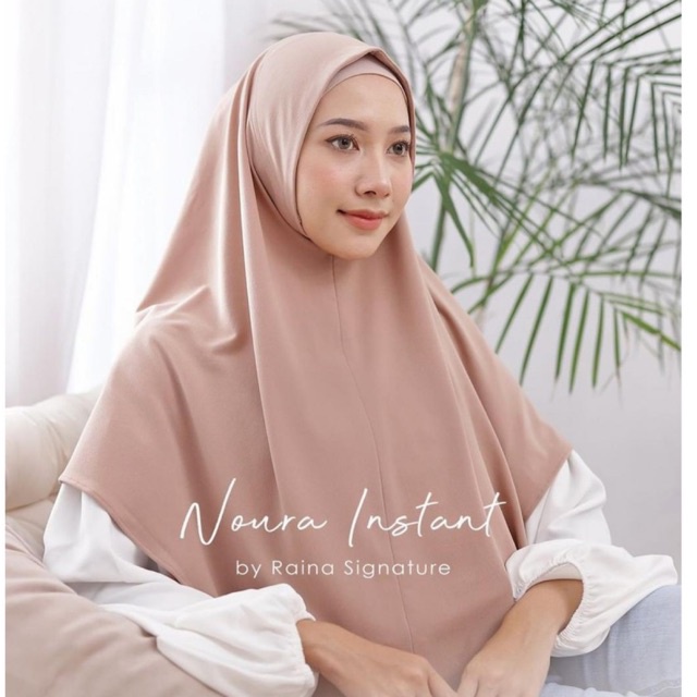 Khimar Naura instan Jersey Premium