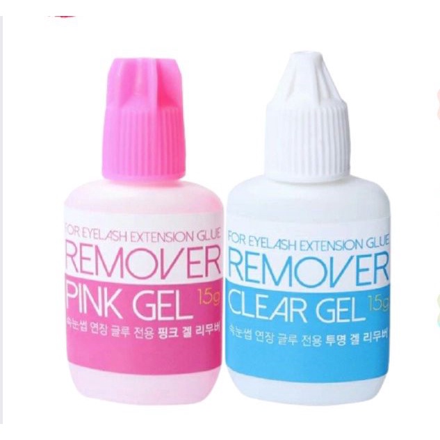 REMOVER PINK GEL / REMOVER CLEAR GEL FOR EYELASH EXTENTION bulu mata REMOVER BULU MATA Best Seller