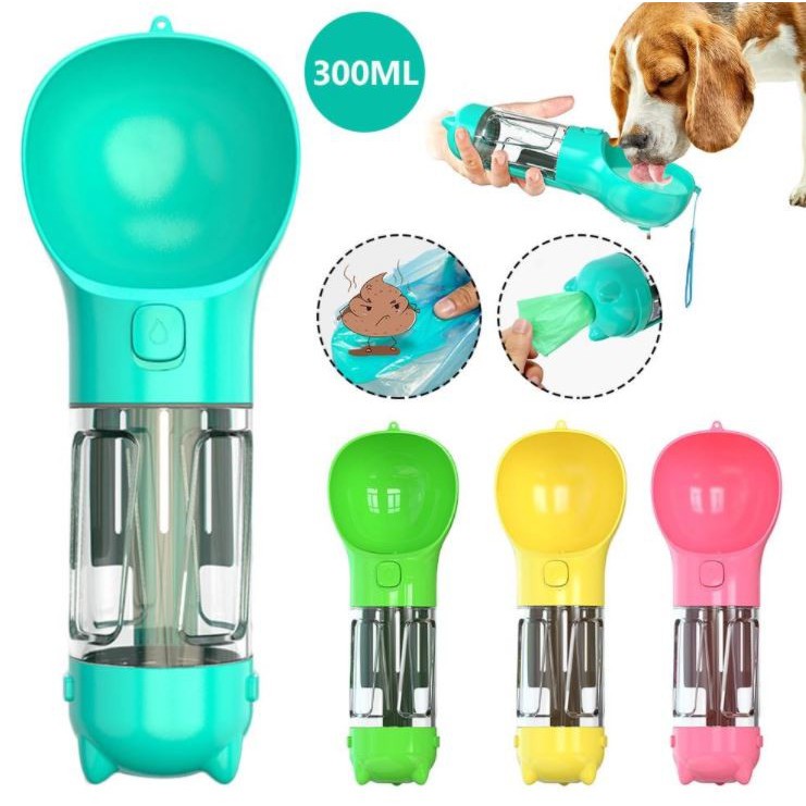 NA - Botol Minum Anjing / Kucing Pet CUP Portable Drinking Bottle 3IN1