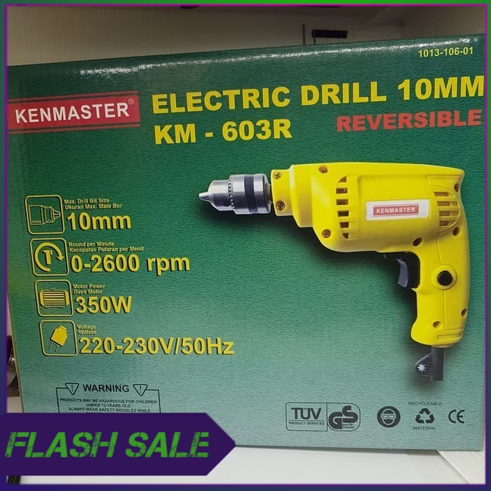 MESIN BOR KENMASTER   BOR LISTRIK KENMASTER   DRILL KM 603 R