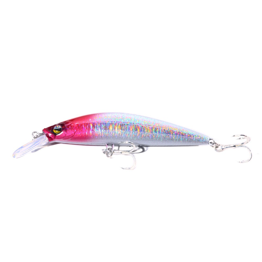 HENGJIA 1Pcs 100mm 25.4g Minnow Umpan Pancing Bentuk Ikan Kecil Fishing Lure Swimbait Bass Bait Wobbler