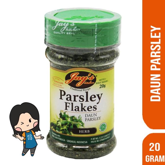 

PROMO Jay's Parsley Flakes 20 Gram | Daun Parsley Kering | Jay's Kitchen MURAH