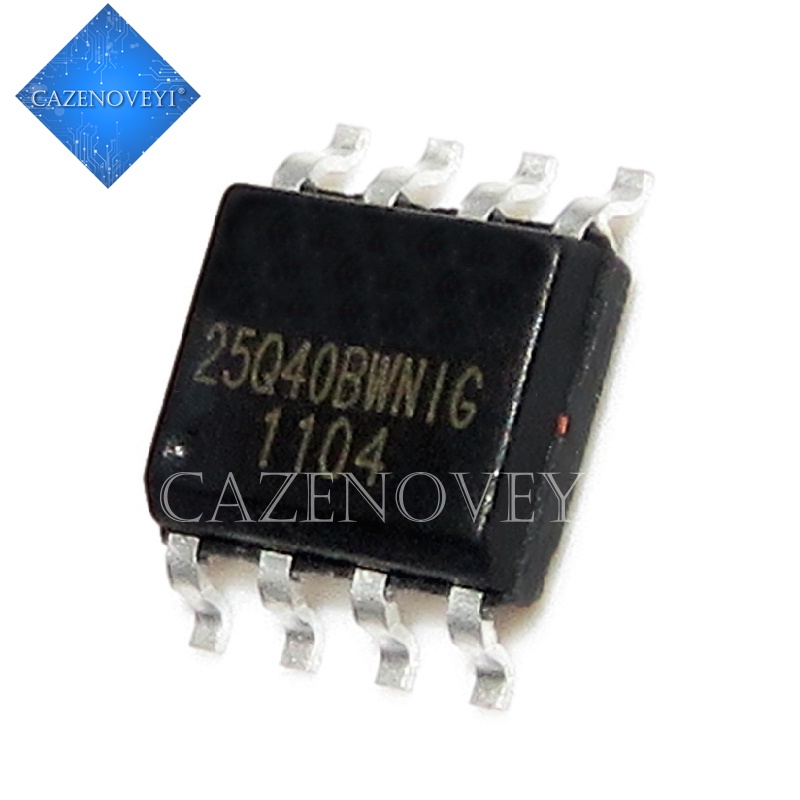 10pcs Ic W25Q40Clsip W25Q40Bwnig W25Q40Bvsip 25q40bvsig W25Q40Bvsip 25q40 Sop-8