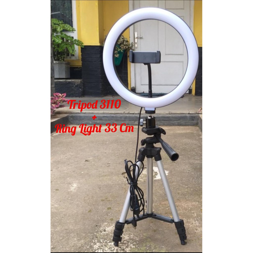 Selfie Ring Light 33cm + Tripod 3110