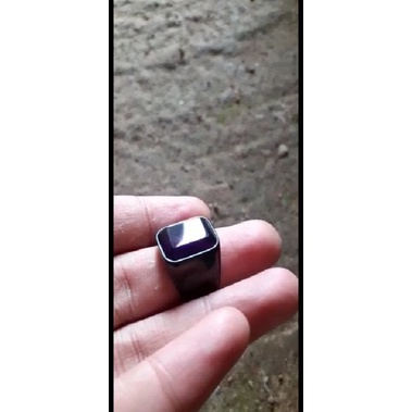 batu akik kecubung ulung itam pekat kotak ajib