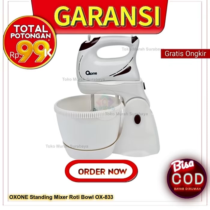 OXONE Standing Mixer Roti Bowl OX-833