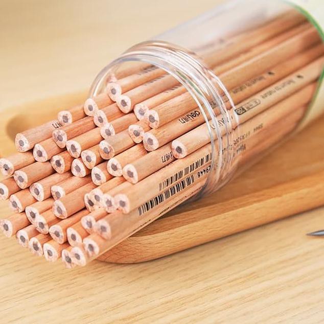 

¢ << BIG DEAL >> Deli Pensil kayu/ Pencil - 2B 50pcs/tabung - Sudah diasah 58118 ¢