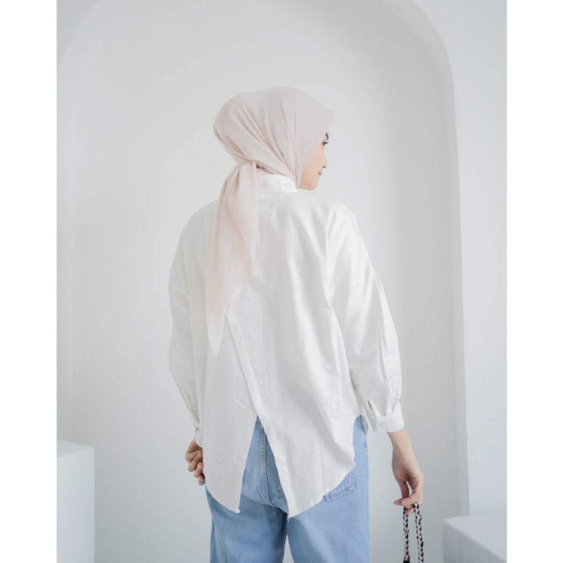 Nelka linen shirt // kemeja wanita oversize linen terbaru