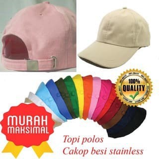 Topi Custom Bordir nama Size dewasa Bahan twill Pengatur Ukuran Ring Besi