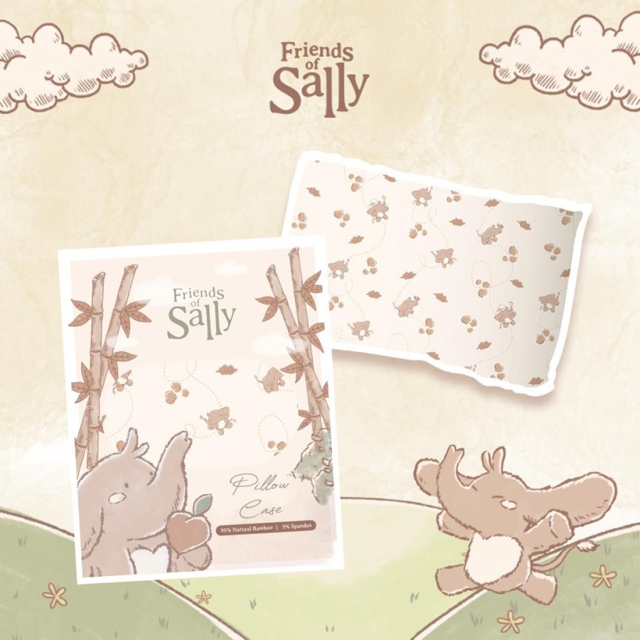 Friends of Sally - Pillow Case for Toddler Head Pillow (CASE ONLY)