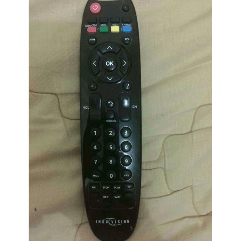 REMOTE REMOT RECEIVER PARABOLA INDOVISION LONJONG ORIGINAL ASLI