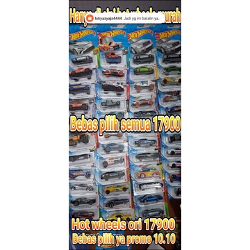 hot wheels ori 100% dari mattel harga 50000 dapat 3pc. dikirim barang tidak sama mobilnya