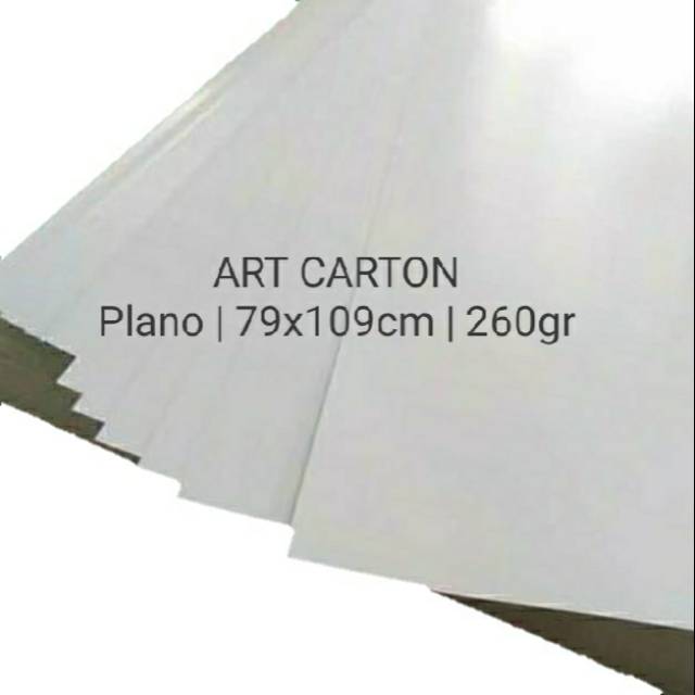 Kertas Art Carton TIK 260gr Plano 79x109cm Karton TIK