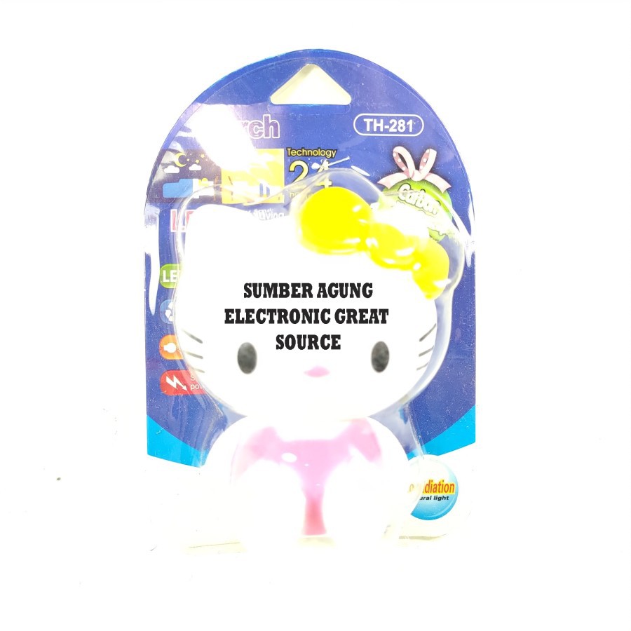 Lampu Tidur Hello Kitty Torch TH281 Karbon Tanpa Radiasi Aman Untuk An