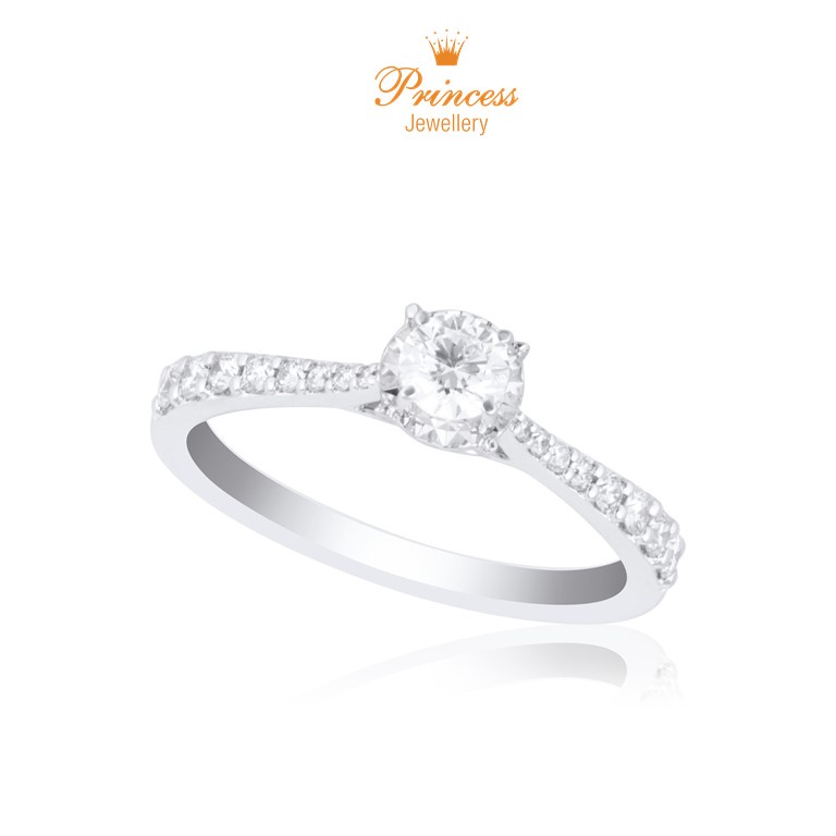 Cincin Berlian GIA Sertifikat PLR1036466 Princess Jewellery