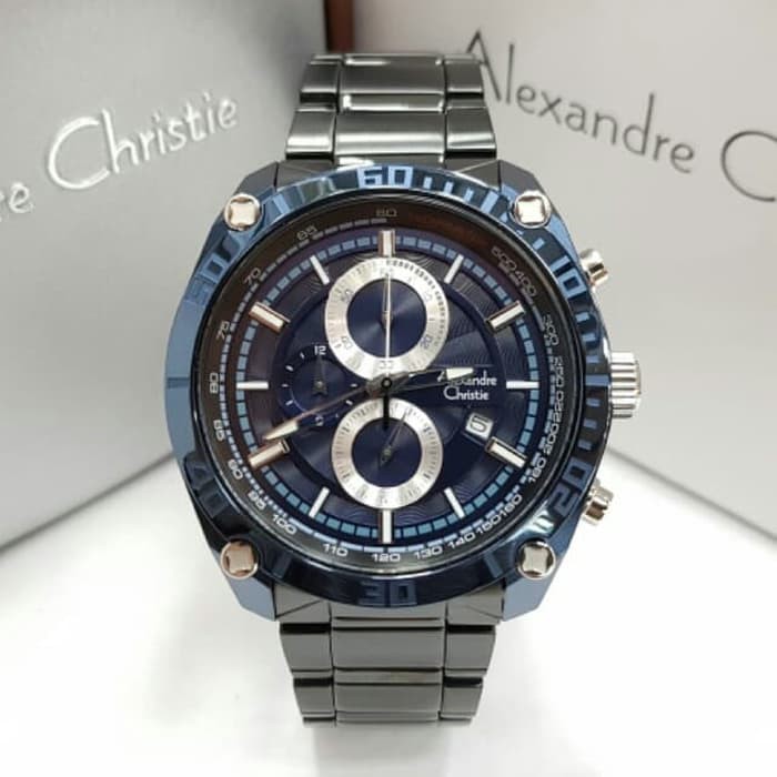 ORIGINAL Jam Tangan Pria Alexandre Christie AC 6483 / AC6483 Garansi 1 Tahun