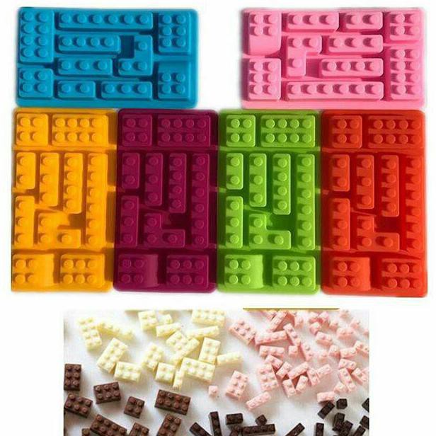 PROMO cetakan lego A cetakan jelly cetakan clay resin craft cetakan fondant AT125
