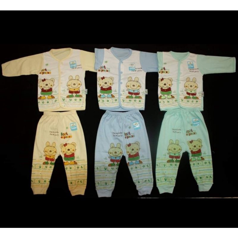 SETELAN PANJANG BABY LITTLE DUCK S 3-6 BULAN