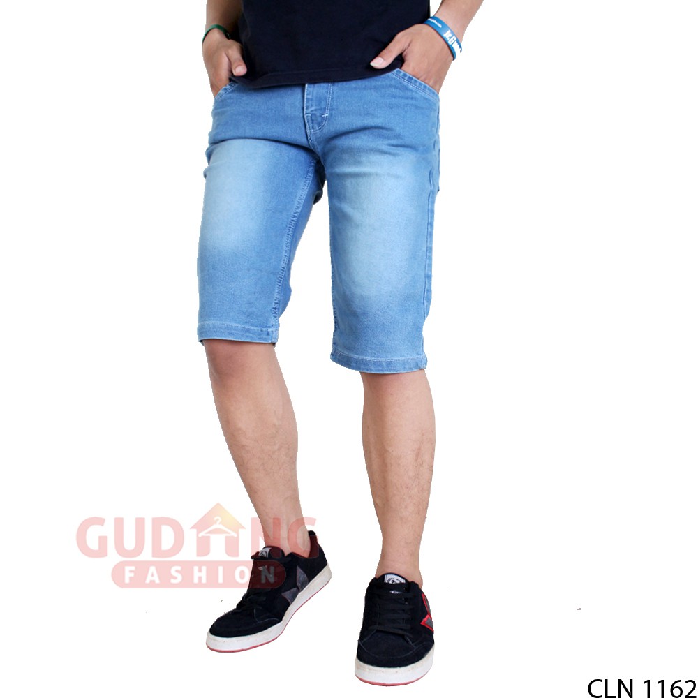 Celana Jeans Pendek Cowok Terkini - CLN 1162