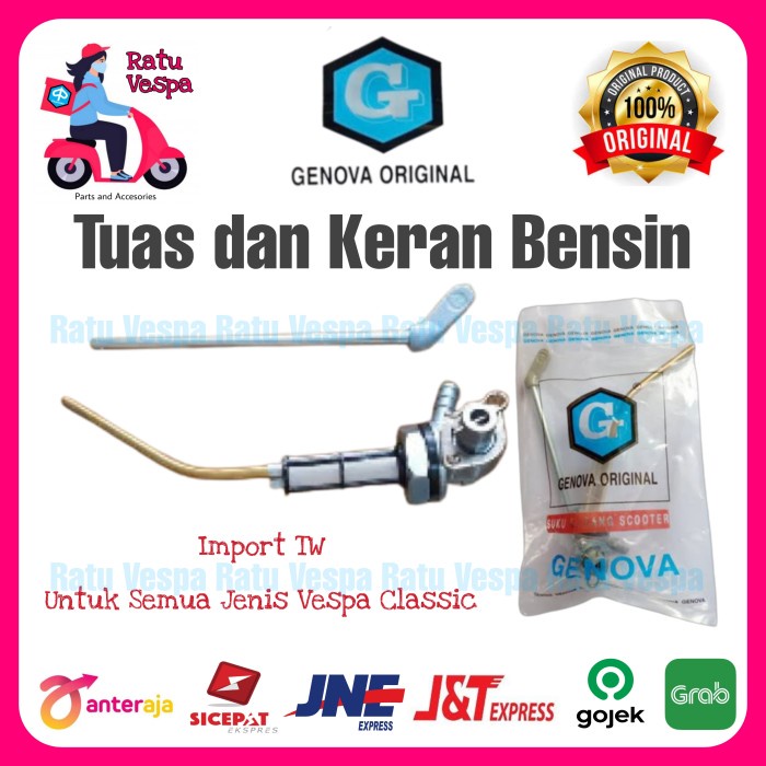 Tuas dan Keran Bensin Vespa Import Taiwan GENOVA