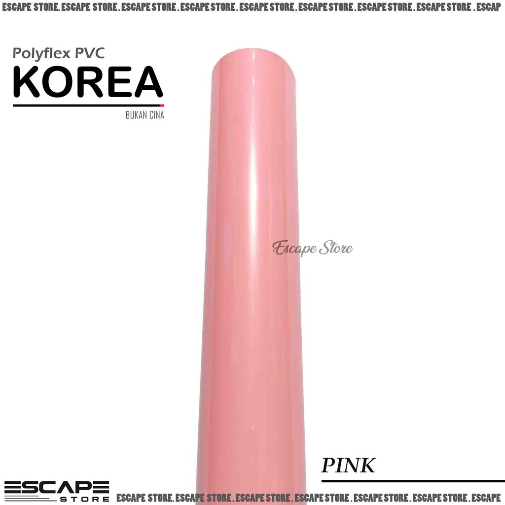 Polyflex PVC Korea . Poliflex PVC Korea Meteran Murah - Pink