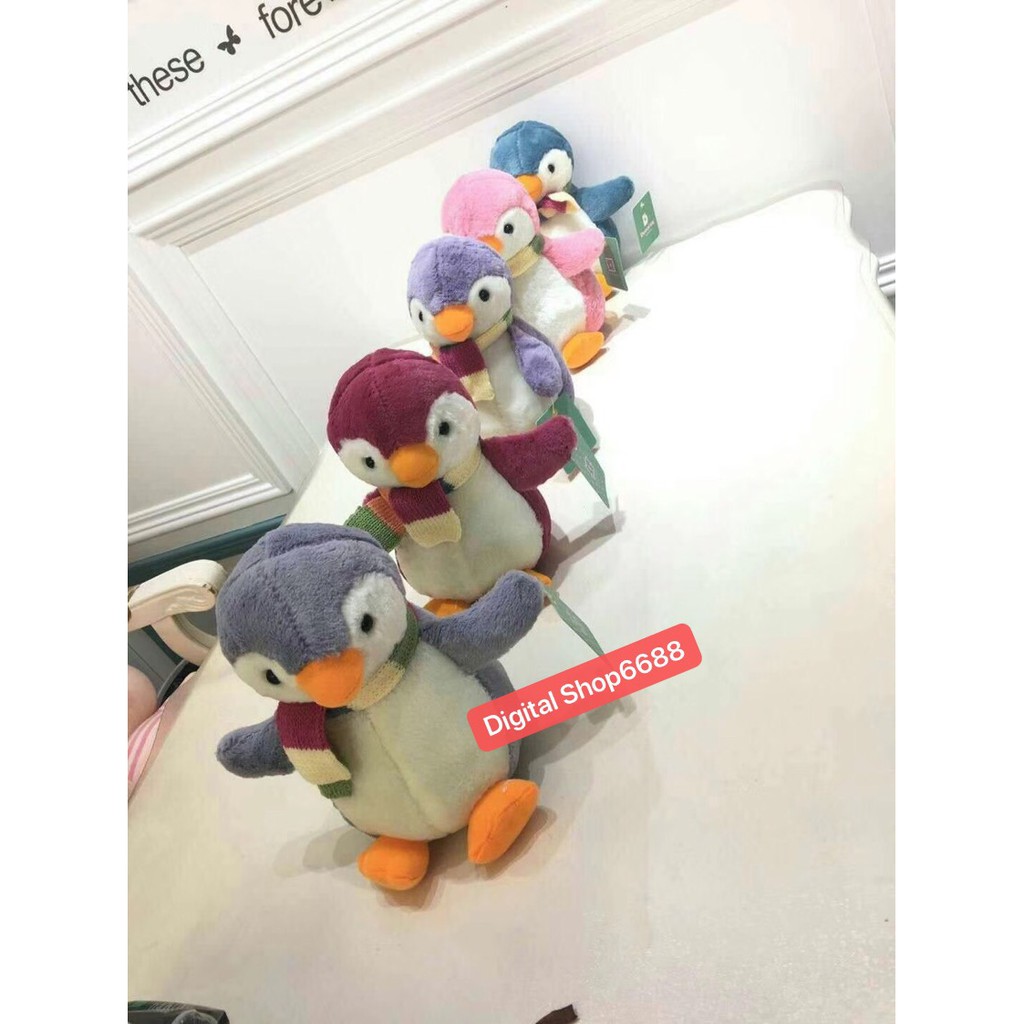 BONEKA ANAK PINGUIN 5 MACAM WARNA LEMBUT UKURAN TINGGI 24 CM