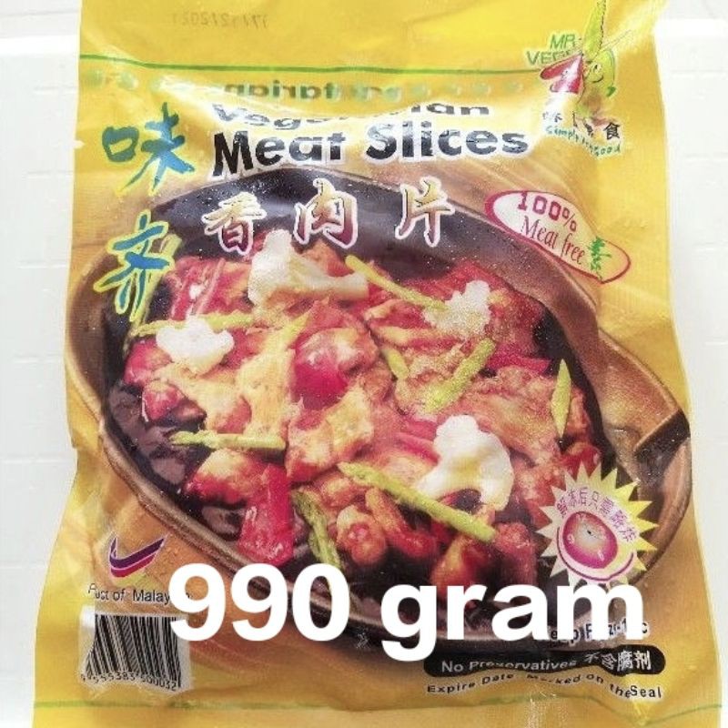 

Mr.Vege Meat Slices Vegetarian 990g