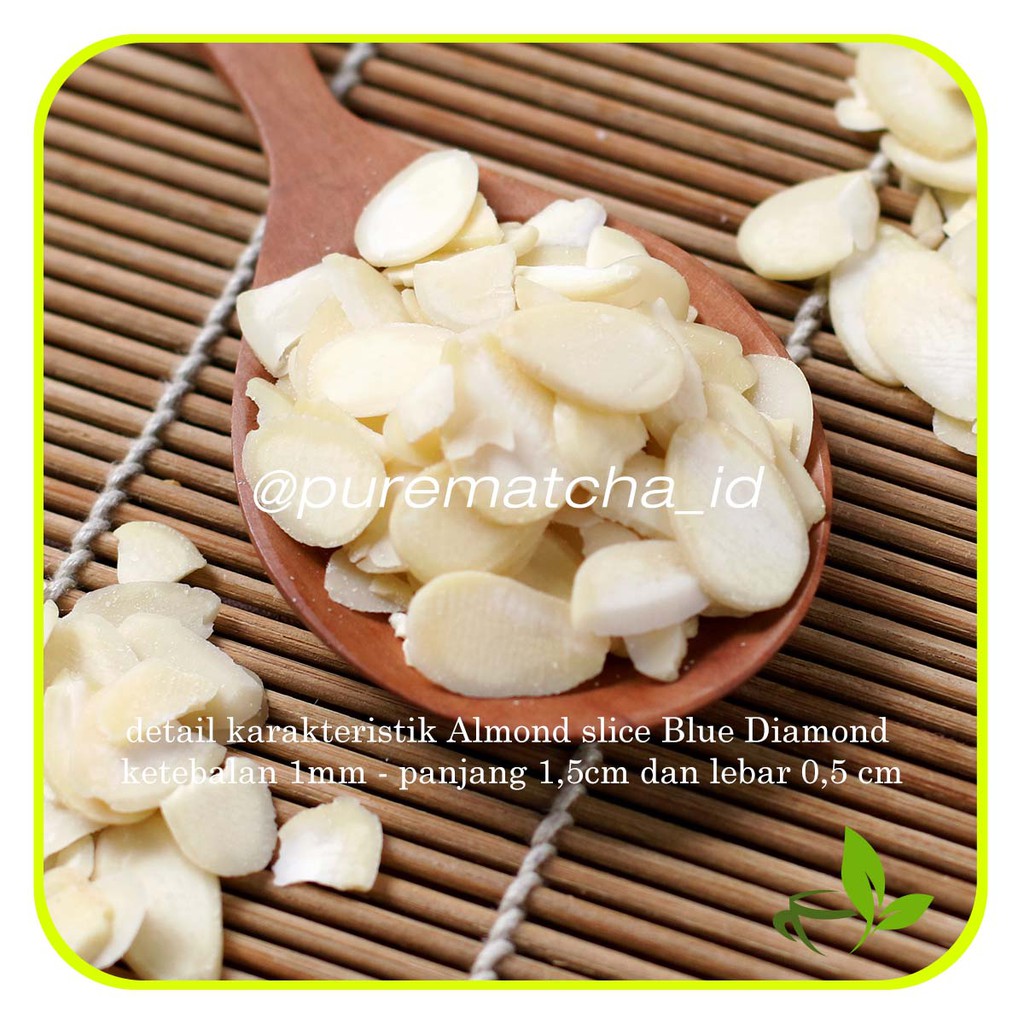 

Blue Diamond - Almond Slice 1kg Repack Irisan Kacang Almond Premium USA Import