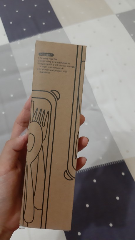 Set Alat Makan Wheat Kotak Persegi