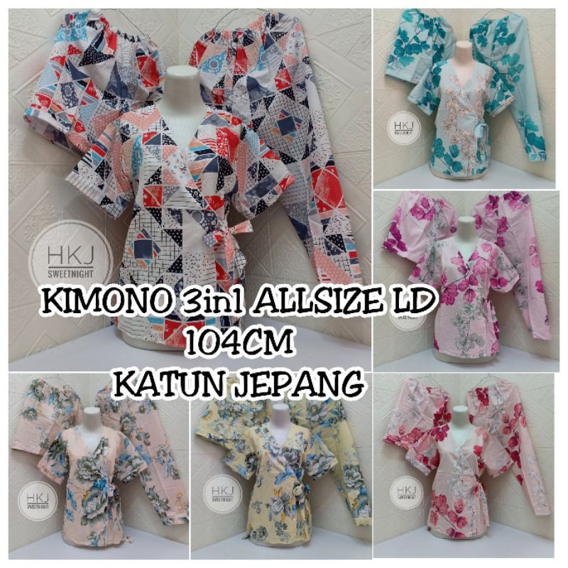 HKJ-KIMONO 3IN1 2CELANA katun JPG ALLSIZE ld 104