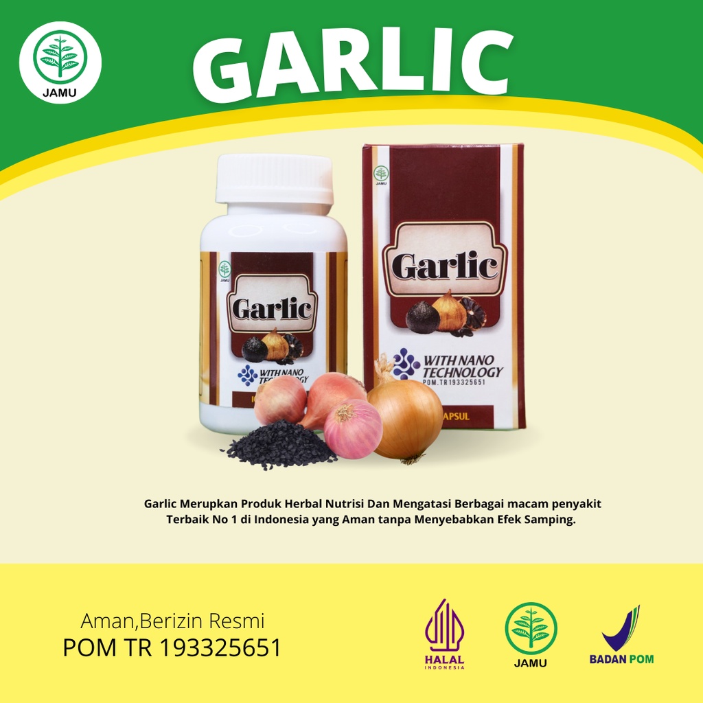 Obat Herbal Kolestrol Darah Tinggi Gula Darah Tinggi Walatra Black Garlic With Nano Technology