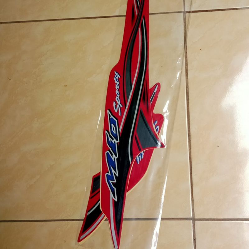 STRIPING MIO SPORTY MERAH