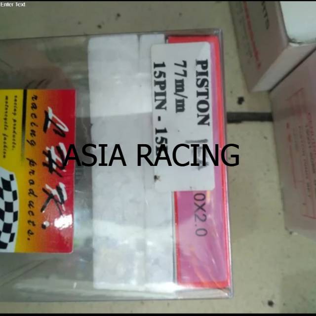 Piston LHK lhk 77 pen pin 15 mm plus ring