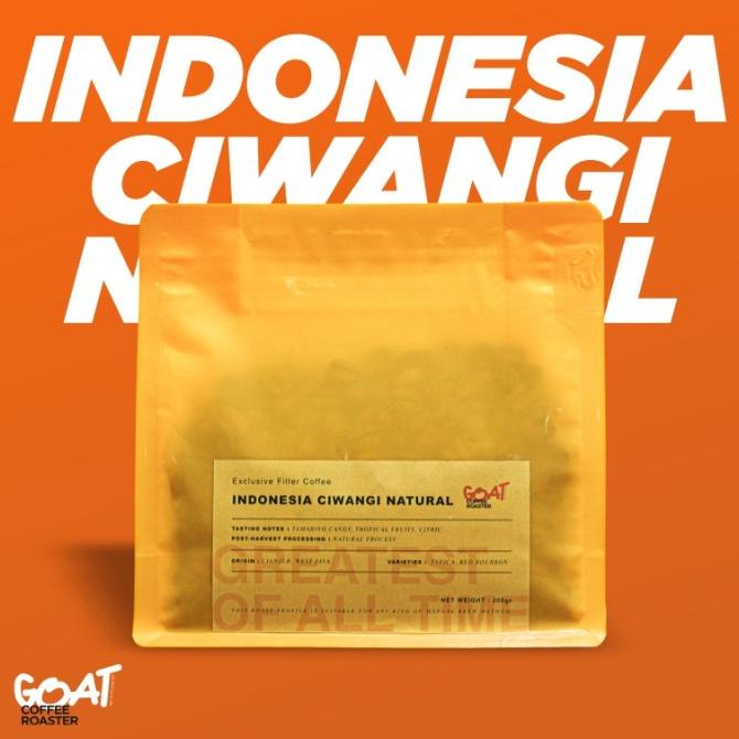 

Kopi Arabica Specialty Indonesia Ciwangi Natural [roasted beans 200gr]
