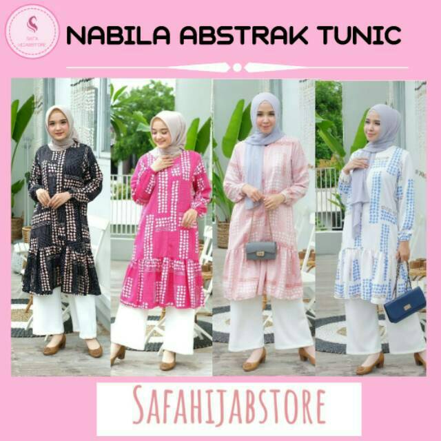 NABILA ABSTRAC TUNIC BY SAFA HIJAB STORE