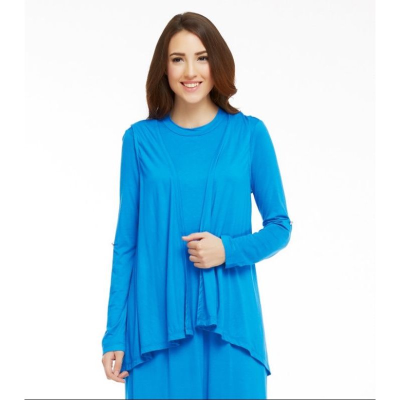 Sophie Paris Pakaian wanita Nadine Ebiella blue M. long dress gamis original sophie martin