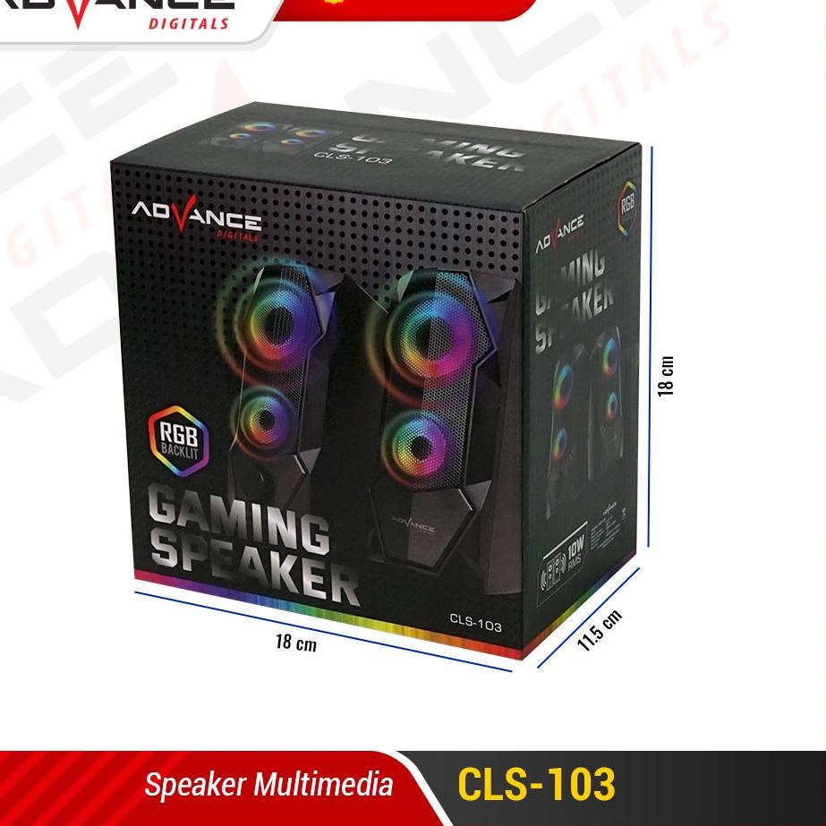 Diskon Ngetrends Gaming Speaker Advance CLS-103 RGB Gaming Speaker
