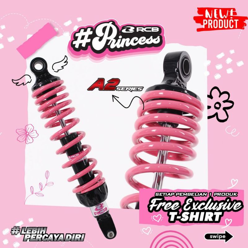 Shock RCB A2 Series Vario 110 Vario 125 Vario 150 Vario 160 Beat Scoopy Spacy Mio Xeon Mio M3 Fino X ride Beat fi esp Scoopy new Beat pop Genio Fazzio Frego Beat street Beat Deluxe RCB Pink Series Bonus Baju