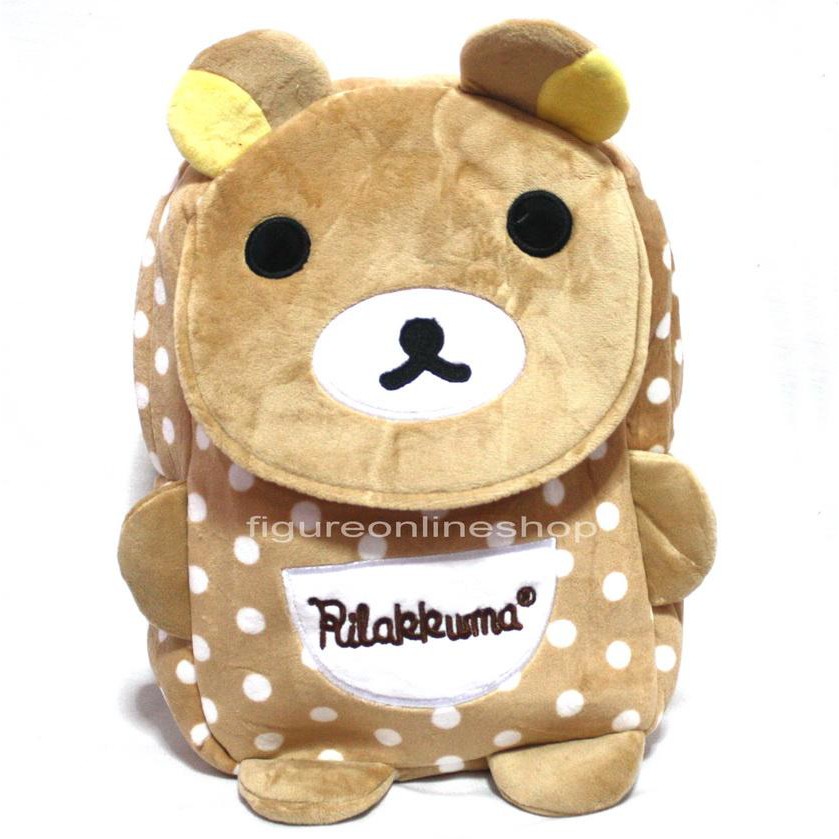 TAS RANSEL RILAKKUMA POLKADOT (SIZE M)