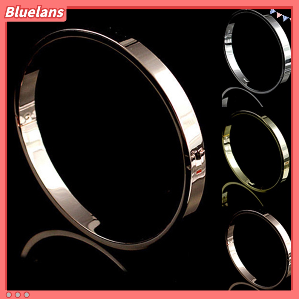 Gelang Bangle Bahan Titanium Steel Untuk Pria Dan Wanita