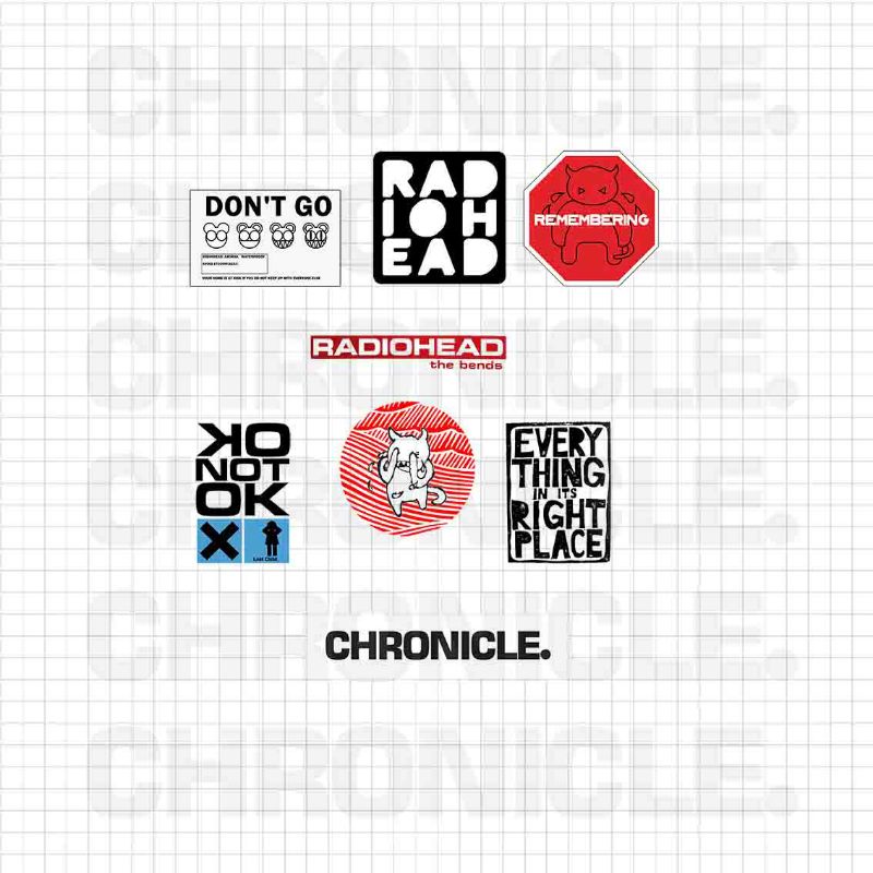 STICKER VINYL BAND RADIOHEAD